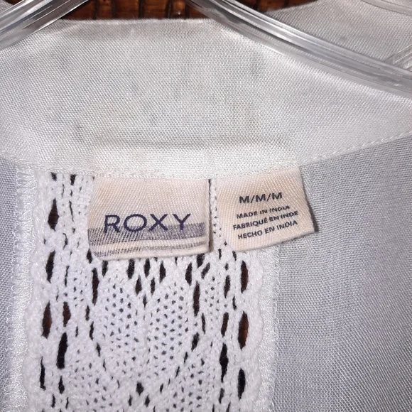 Roxy Women's Sheer Over-the-top Shirt - Picture 3 of 5